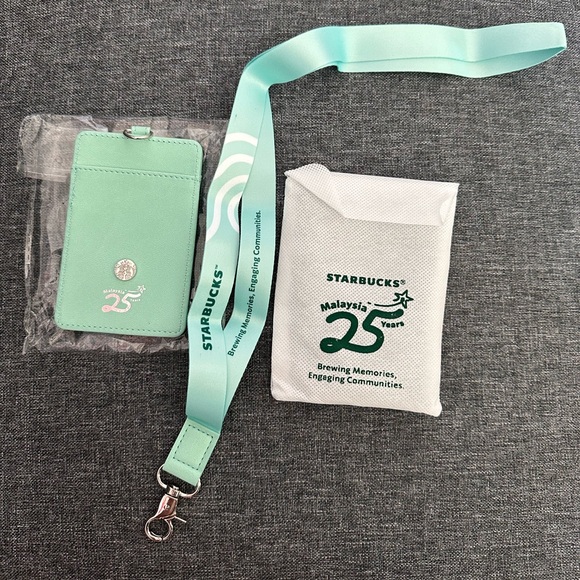Starbucks Mint Green Card Holder - Picture 3 of 4